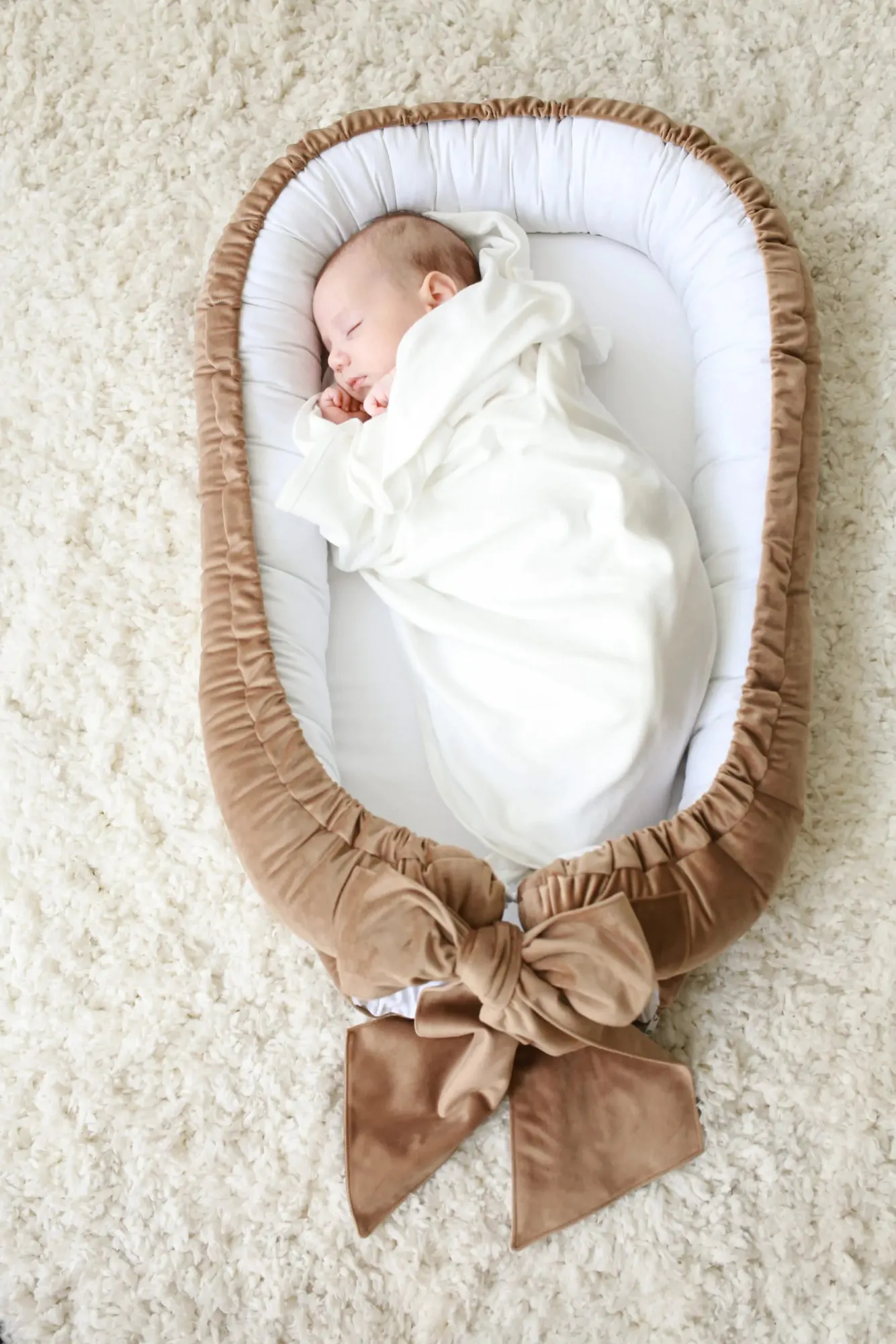 Cocon Confort Sécurité Bébé - Nid Ultra-Douillet pour Nouveau-né
