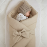 Écharpe de Portage Bébé Premium en Velours - Proximité et Liberté Totale