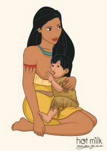 Poster Numérique : POCAHONTAS - Allaitement Empowerment